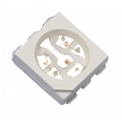 لنز شفاف رنگ کامل 5050 RGB SMD LED Diode Chip Ultra Bright GRB Pin Setup