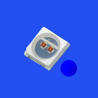 SMD3030 3.0x3.0mm رنگ آبی 460-470nm 1-2LM 120 درجه لنز شفاف آب PCT برکت چیپ LED