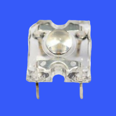 0.5W رنگ امبر سوپر فلوکس پیرانا LED محافظ تراشه ای Zener 80deg 5mm LED برای چراغ های هشدار و پیکان