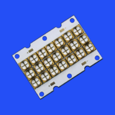 50*35mm 5035 365nm 150-250W 60 درجه ماژول UV UVA برای بسته بندی PCB