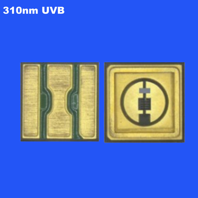 0.6W 310nm UVB 3535 SMD LED Chip Ceramic Sealing Clear Lens 120deg برای رشد گیاهان