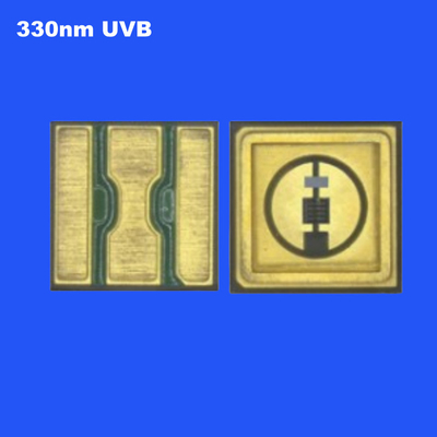 0.6W UVB 330nm 3535 SMD LED سرامیک مهر و موم قدرت پرتاب بالا آب شفاف لنز 120 درجه برای استریلیزه